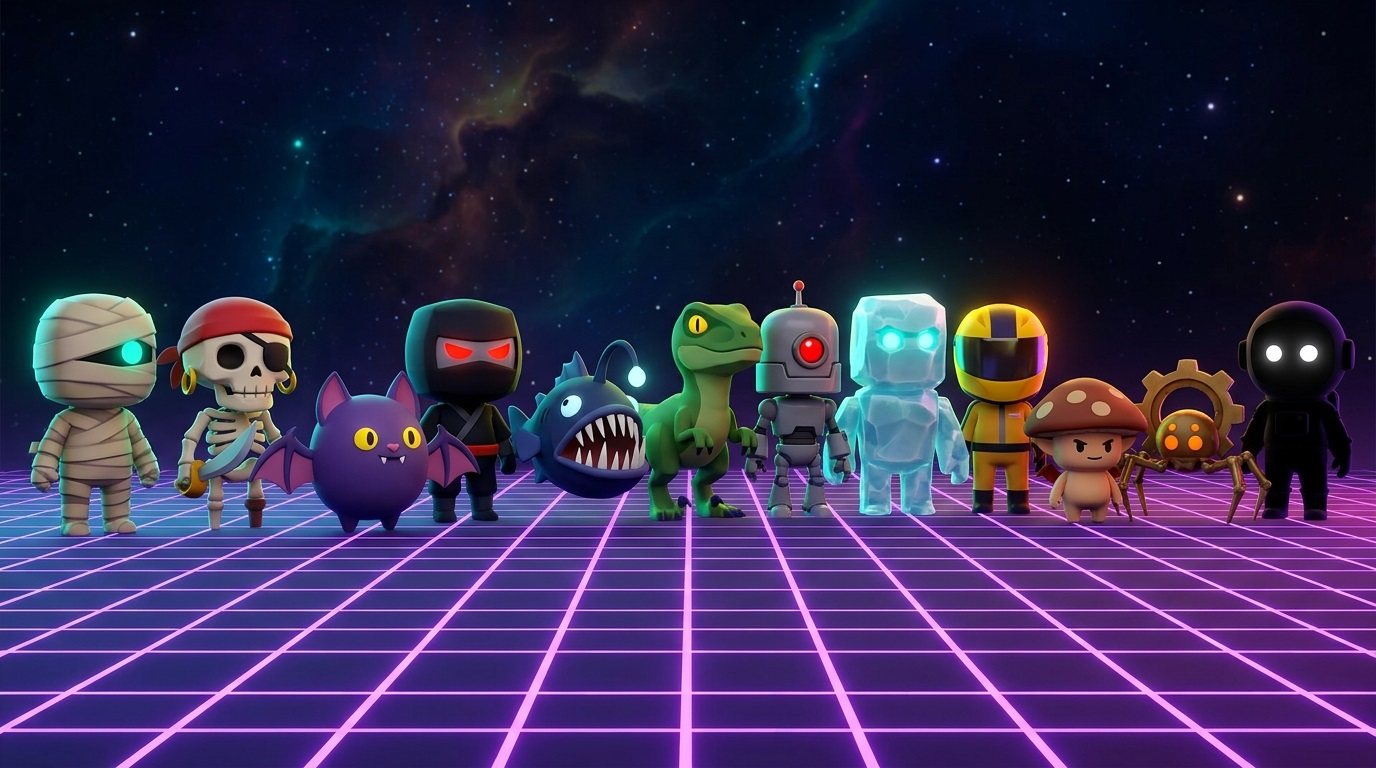 The twelve hunters of the Premium Dimension